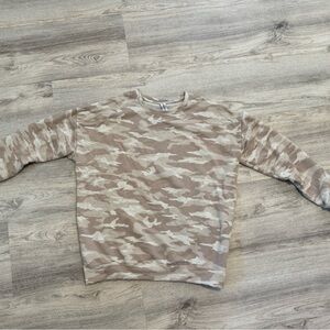 Athleta tan camo sweatshirt.  Size small
